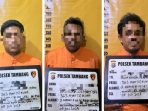 ketiga-tersangka-pencurian-atap-seng-diamankan-di-polsek-tambang